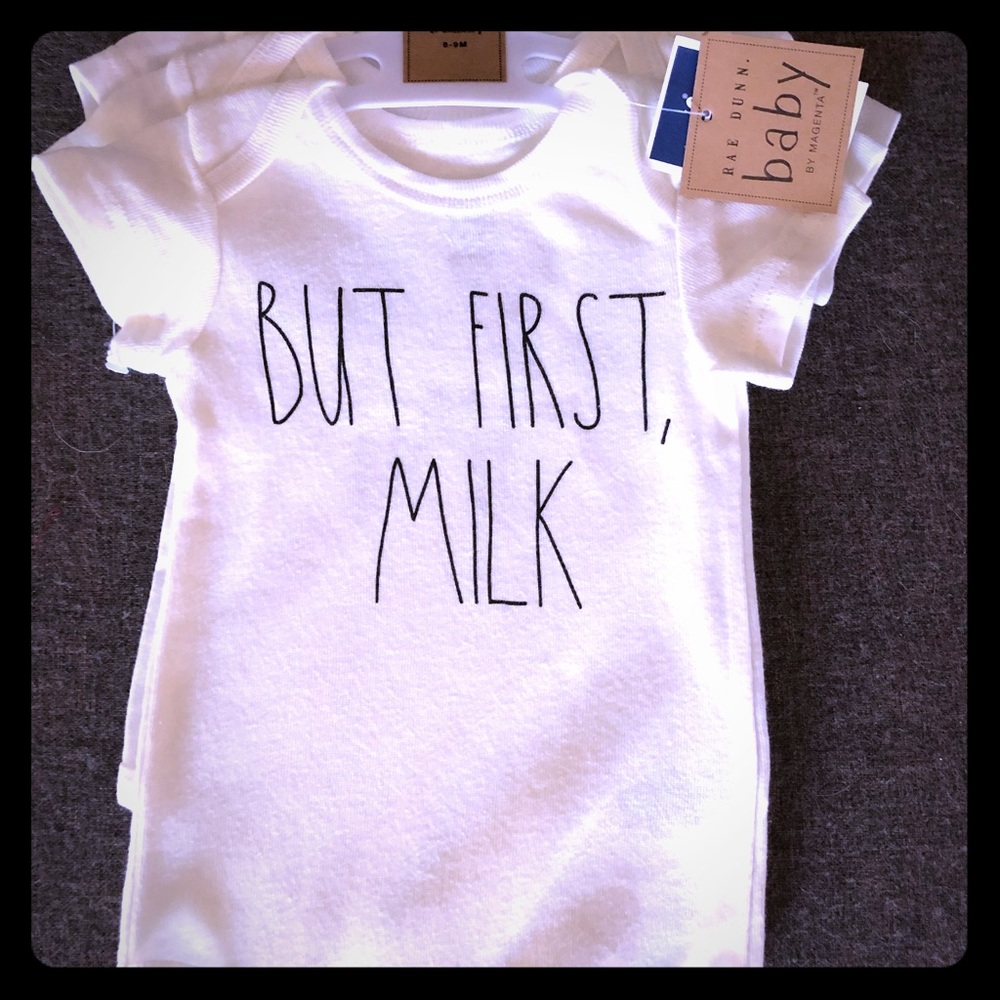 Rae Dunn Set Of 3 Onesies